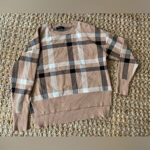 Laundry by Shelli Segal Los Angeles Size M/L Stylish Plaid Sweater